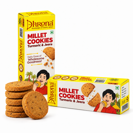 Millet Cookies Turmeric & Jeera