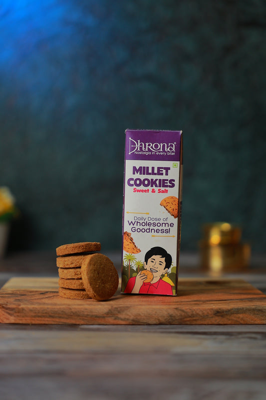 Millet Cookies Sweet and Salt